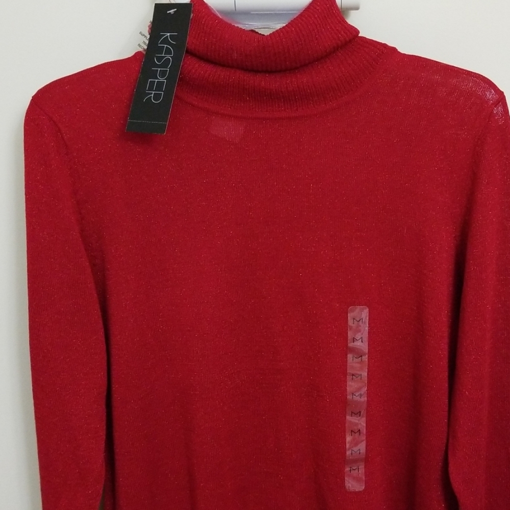 🍁One day Sale🍁Kasper Sparkling Red Top